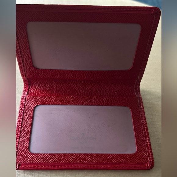 Louis Vuitton Vibrant Red CARD CASE WALLET - Picture 2 of 9
